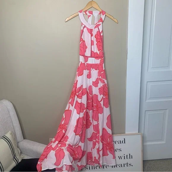 fitted lace wedding dress Kachel x Anthropologie Floral Print Maxi Dress – Taite Ro
